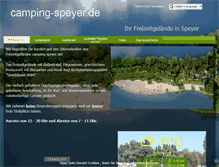 Tablet Screenshot of camping-speyer.de